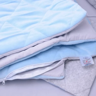 Комплект постельный Veres Velour Brave 5 предметов Голубой - Фото 6