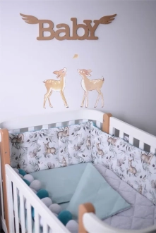 Комплект постельный Veres Velour Mama`s baby 5 предметов Бирюзовый - Фото 2
