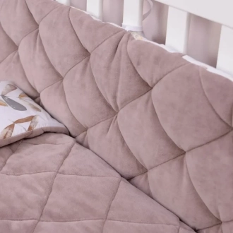 Комплект постельный Veres Velour Mokko leaves 5 предметов Коричневый - Фото 3