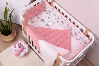 Комплект постельный Veres Velour Princess 5 предметов Розовый - Фото 5