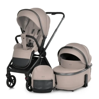 Коляска 2 в 1 El Camino ELLE ME 1221 Beige/Бежевый - Фото 2