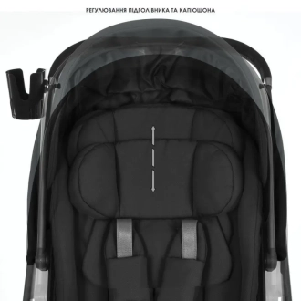 Коляска 2 в 1 El Camino ELLE ME 1221 Black/Черный - Фото 4