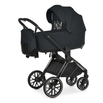 Коляска 2 в 1 El Camino PRESTIGE ME 1124-3 Black/Черный - Фото 1