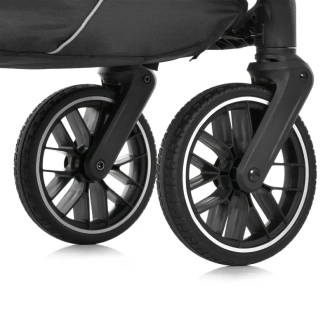 Коляска 2 в 1 El Camino PRESTIGE ME 1124-3 Black/Черный - Фото 21