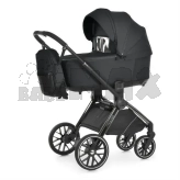 Коляска 2 в 1 El Camino PRESTIGE ME 1124-3 Black/Черный