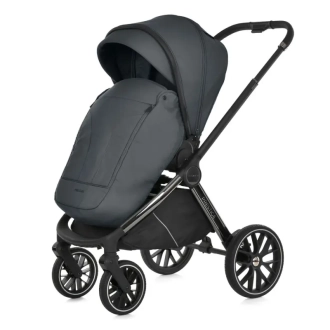 Коляска 2 в 1 El Camino PRESTIGE ME 1124-3 Magnet Gray/Темно-серый - Фото 12