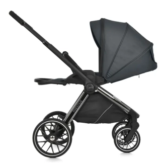 Коляска 2 в 1 El Camino PRESTIGE ME 1124-3 Magnet Gray/Темно-серый - Фото 8