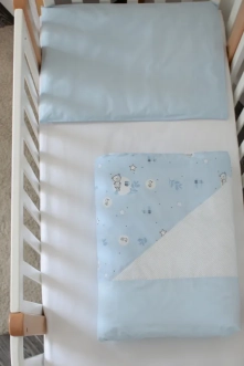 Комплект сменного белья Veres Play with me blue 90×110 см Голубой - Фото 3