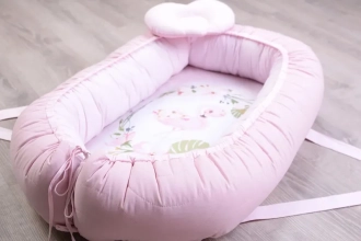 Кокон для новорожденного Veres Flamingo pink/Розовый - Фото 1