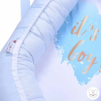 Кокон для новорожденного Veres It's a boy! Голубой - Фото 1
