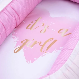 Кокон для новорожденного Veres It's a girl! Розовый - Фото 1