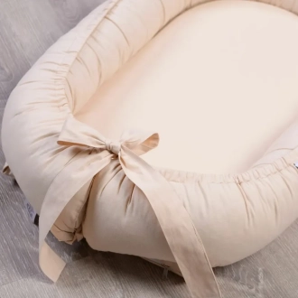Кокон для новорожденного Veres Medium Macaroon Vanilla/Бежевый - Фото 1