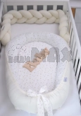 Кокон для новорожденного Veres Medium Sleepyhead Молочный