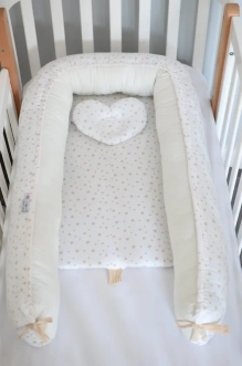 Кокон для новорожденного Veres Sleepyhead beige/Молочный - Фото 2
