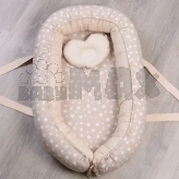 Кокон для новорожденного Veres Smiling Animals beige/Бежевый