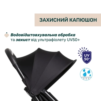 Коляска прогулянкова Chicco Urbino Чорний - Фото 5