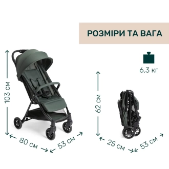Коляска прогулянкова Chicco Urbino Зелений - Фото 2
