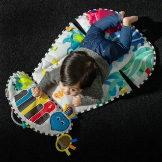 Кресло качалка 4 в 1 Chicco Baby Einstein Kick to It Серый - Фото 2