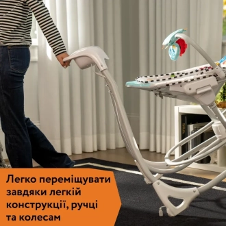 Кресло качалка 4 в 1 Chicco Baby Einstein Kick to It Серый - Фото 9