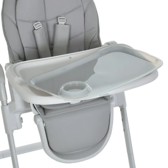 Стільчик для годування El Camino ME 1037 Nude Gray/Сірий - Фото 5