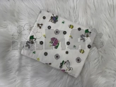 Пеленка M&Ababy Аист с малышом 90×100 см, байка Белый