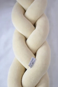 Бортик-коса в ліжечко Veres Beige 120 см Бежевий - Фото 2
