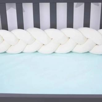 Бортик-коса в кроватку Baby Veres Milk 120 см Молочный - Фото 2