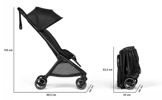 Коляска прогулочная Bumprider Connect mini Sand Taupe/Бежевый - Фото 3