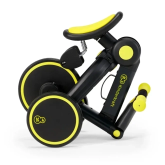 Велосипед трехколесный 3 в 1 Kinderkraft 4TRIKE Black Volt/Черно-желтый - Фото 3