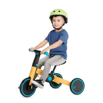 Велосипед трехколесный 3 в 1 Kinderkraft 4TRIKE Primrose Yellow/Желто-голубой - Фото 4