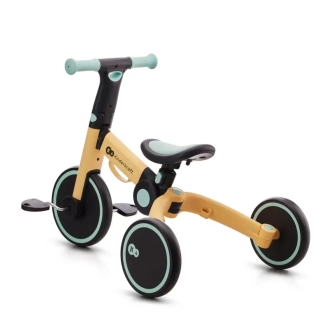 Велосипед трехколесный 3 в 1 Kinderkraft 4TRIKE Sunflower Blue/Желто-бирюзовый - Фото 2