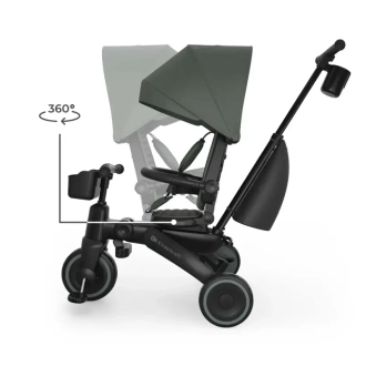 Велосипед трехколесный Kinderkraft Jazz 3 Green/Зеленый - Фото 4