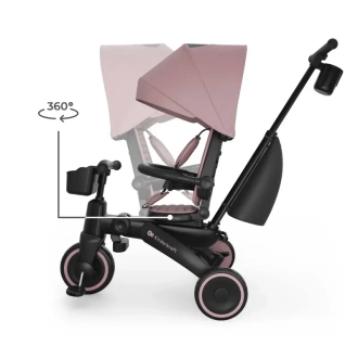 Велосипед трехколесный Kinderkraft Jazz 3 Pink/Розовый - Фото 8
