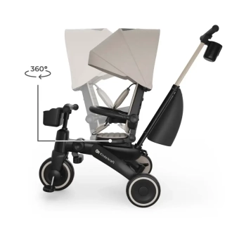 Велосипед трехколесный Kinderkraft Jazz 3 Beige/Бежевый - Фото 7