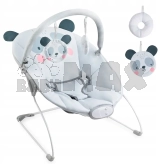 Кресло шезлонг MoMi GLOSSY Panda Серый