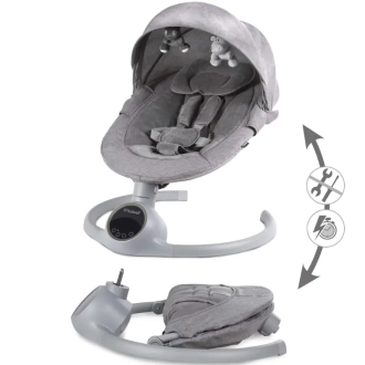 Центр укачивающий 2 в 1 Kidwell Reve Gray silver/Серый - Фото 2