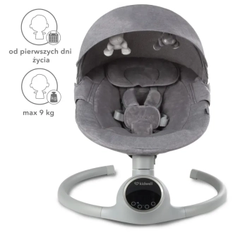 Центр укачивающий 2 в 1 Kidwell Reve Gray silver/Серый - Фото 6