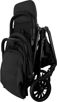Коляска прогулочная MoMi ANDREA Black/Черный - Фото 4