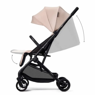 Коляска прогулочная Kinderkraft Indy 3 Misty Beige/Бежевый - Фото 3