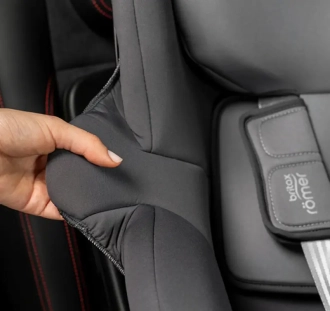 Автокресло 40–105 см Britax Römer Dualfix Plus Carbon Black/Черный - Фото 7