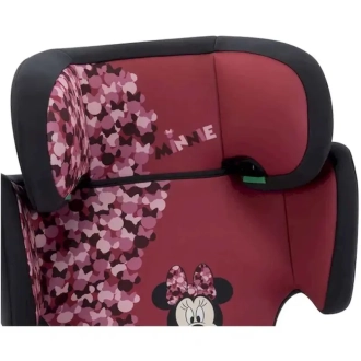 Автокресло 100–150 см Bebe Confort Hera i-Fix Disney Fun Minnie Бордово-черный - Фото 4
