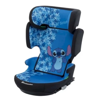 Автокресло 100–150 см Bebe Confort Hera i-Fix Disney Fun Stitch Сине-черный - Фото 3
