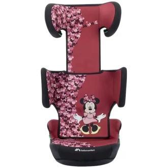 Автокресло 100–150 см Bebe Confort Hera i-Safe Disney Fun Minnie/Черно-бордовый - Фото 2