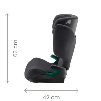 Автокресло 100–150 см Britax Römer ADVENTURE PLUS Midnight Grey/Серый - Фото 3