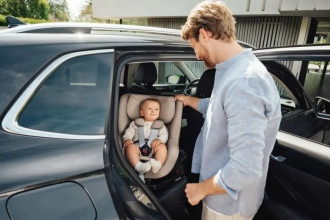 Автокресло 61–105 см Britax Römer DUALFIX PRO M 2025 LUX Urban Olive/Оливковый - Фото 7