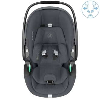 Автокресло 40–83 см MAXI-COSI Pebble 360 ​​Pro2 Twillic Graphite/Графитовый - Фото 7