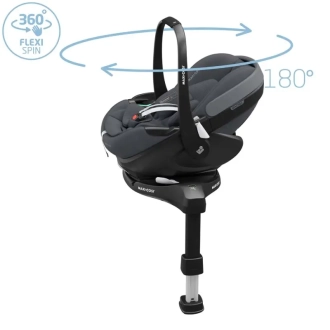 Автокресло 40–83 см MAXI-COSI Pebble 360 ​​Pro2 Twillic Graphite/Графитовый - Фото 8