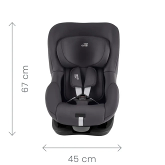 Автокресло 76–105 см Britax Römer KING Pro Midnight Grey/Серый - Фото 3