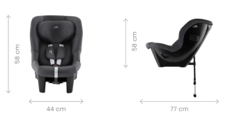 Автокресло 61–125 см Britax Römer SAFE-WAY M Space Black/Черный - Фото 5