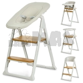 Стульчик для кормления 4 в 1 El Camino GROWEE ME 1222 Cream/Молочный